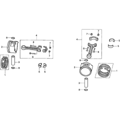 Piston Assembly for GXV620
