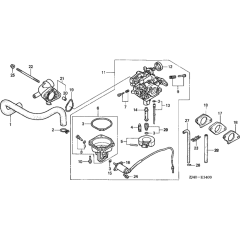 Carburetor Assembly for GXV620