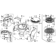 Fan Cover for Honda GXV630R