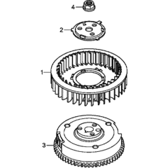 Flywheel Assembly for Honda GXV630R
