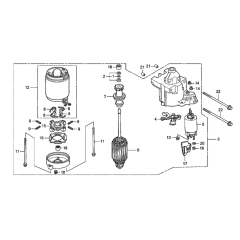 Starter Motor for Honda GXV670U