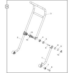 Folding Handle for Belle PCLX 13/33