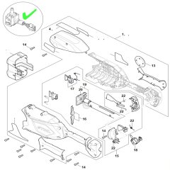 Handle Housing Cover for Stihl HLA 66