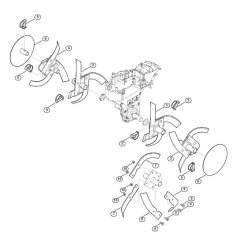 Hoe Assembly for Stihl/Viking