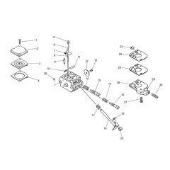 Carburettor for ECHO HC-1500