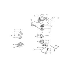 Starter, Magneto, Clutch for HC-1500