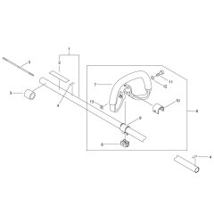 Main Pipe & Handle for ECHO