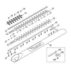 Cutter Bar Assembly for HE 805