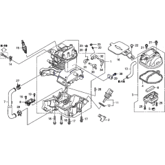 Crankcase Set for Honda HHB25E