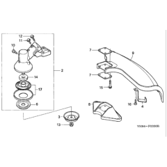 Gear Case for Honda HHT31S