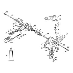Angle Drive Assembly for Stihl HL 135