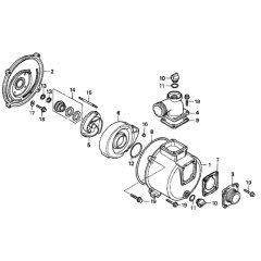 Impeller Assembly for Honda WB30XT Water Pump