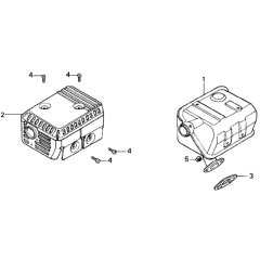 Muffler Assembly for Honda WB30XT Water Pump
