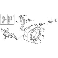 Fan Cover Assembly for Honda WB30XT Water Pump
