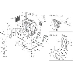Honda GX100 Engine Assembly