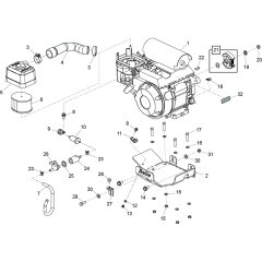 Honda GX120 Engine Assembly