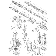 Makita HR4000C Main Assembly
