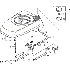 Fuel Tank Assembly for Honda