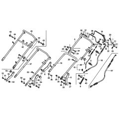 Handle Pipe for Honda HRD535