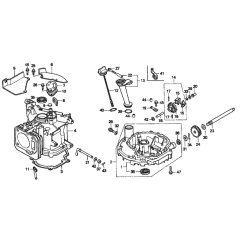 Cylinder Barrel/Oil Pan for HRD535