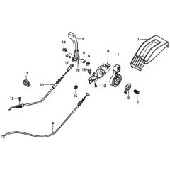 Throttle Lever for Honda HRD536C2