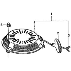 Recoil Starter for Honda HRD536C3