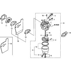 Carburetor for Honda HRD536C3