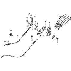 Throttle Lever for Honda HRD536C3