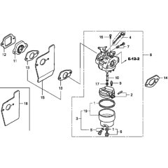 Carburetor for Honda HRD536C3