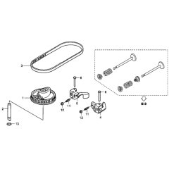 Camshaft Pulley for Honda HRG415C2