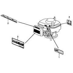 Honda HRG415C3 IZY Label