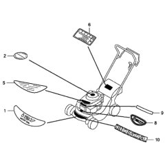 Label for Honda HRG415C3