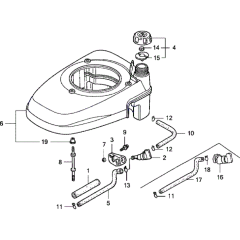 Fan Cover & Fuel Tank for Honda HRG415
