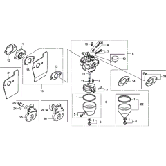 Carburettor Assembly for Honda HRG415