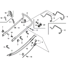 Handle and Cables for Honda HRG415