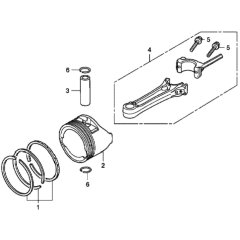 Piston/Connecting Rod for Honda HRG465C1