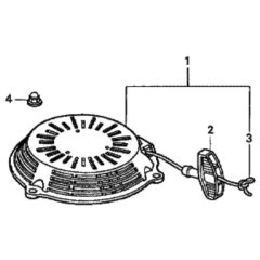 Recoil Starter for Honda HRG465C1