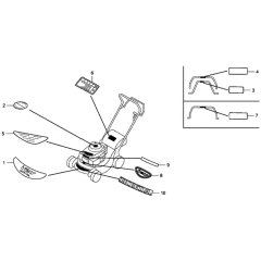 Honda HRG465C1 Mower Label