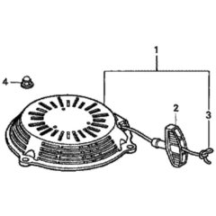Recoil Starter for Honda HRG465C2