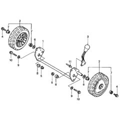 Rear Wheel for Honda HRG465C2