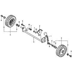 Front Wheel for Honda HRG465C2