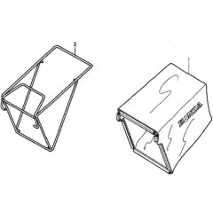Grass Bag/Tool for Honda HRG536C