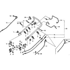 Handle Pipe for Honda HRG536C