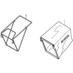 Grassbag/Tool for Honda HRG536C