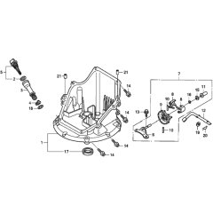 Oil Pan for Honda HRG536C