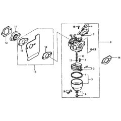 Carburettor for Honda HRG536C