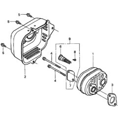 Muffler for Honda HRG536C