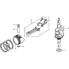Crankshaft/Piston for Honda