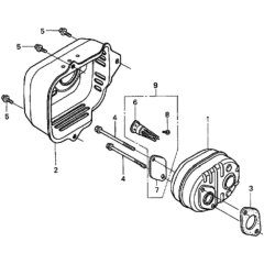 Muffler for Honda HRG536C1