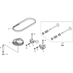 Camshaft Pulley & Belt Assembly